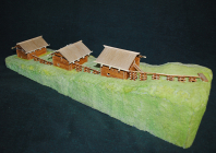 Каскад водяных мельниц. Середина XIХ в. Деревня Владимировка. Иркутская область. М 1:100. 2025 г. 