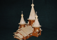 Собор Успения Пресвятой Богородицы. 1711-1717 гг. г. Кемь. Карелия. М1:100. 2023-2024 гг.
