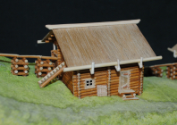 Каскад водяных мельниц. Середина XIХ в. Деревня Владимировка. Иркутская область. М 1:100. 2025 г. 