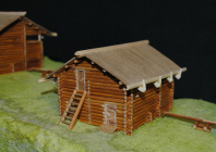 Каскад водяных мельниц. Середина XIХ в. Деревня Владимировка. Иркутская область. М 1:100. 2025 г. 