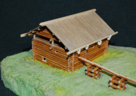 Каскад водяных мельниц. Середина XIХ в. Деревня Владимировка. Иркутская область. М 1:100. 2025 г. 