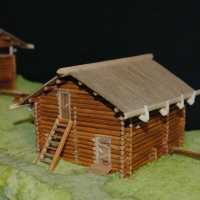 Каскад водяных мельниц. Середина XIХ в. Деревня Владимировка. Иркутская область. М 1:100. 2025 г. 